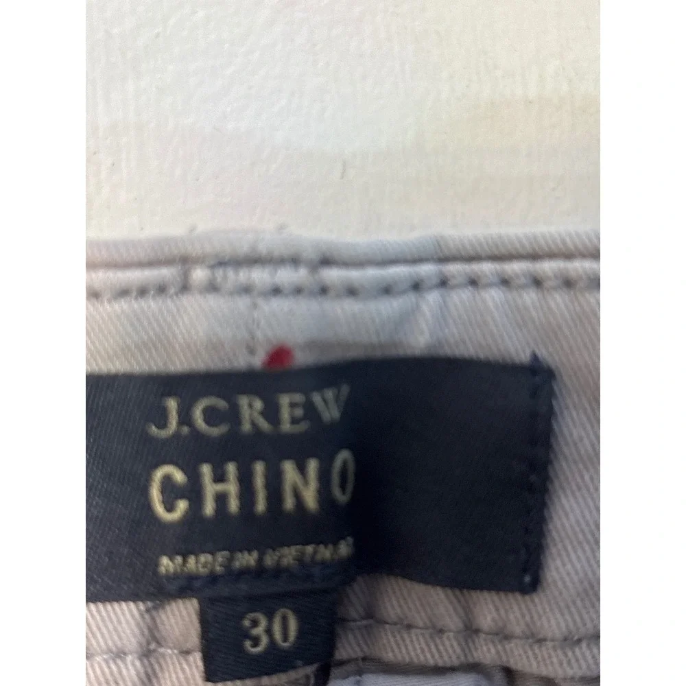 J Crew Chino Pants Khaki Tan Straight Leg‎ Mens Size 30x24.5